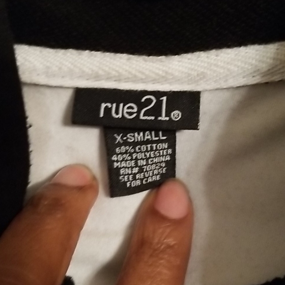 Rue 21 Hoodie with cute back - Picture 4 of 4